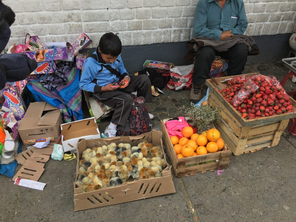 Huaraz Strassenverkauf