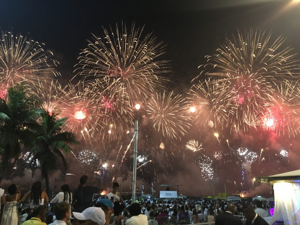 Rio de Janeiro - Copacabana Feuerwerk 