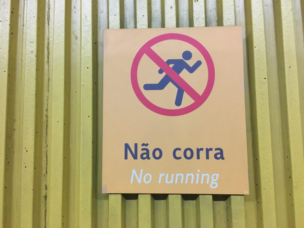 Rio de Janeiro - Metro Station - No running