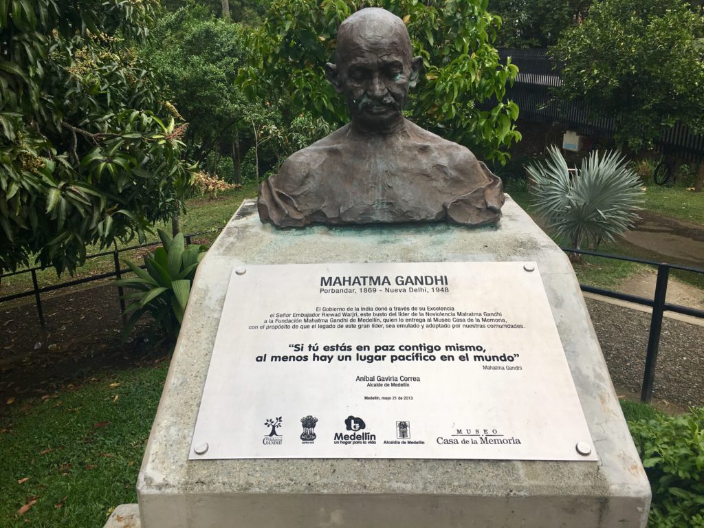 Medellín - Casa de la Memoria - Gandhi