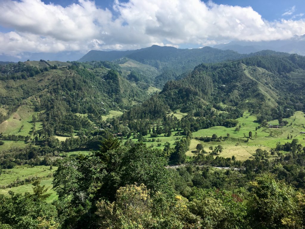 Salento - Blick auf das Tal